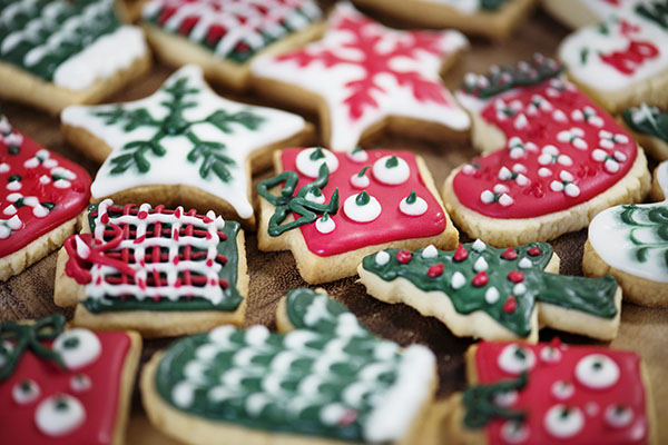Christmas cookie decorations