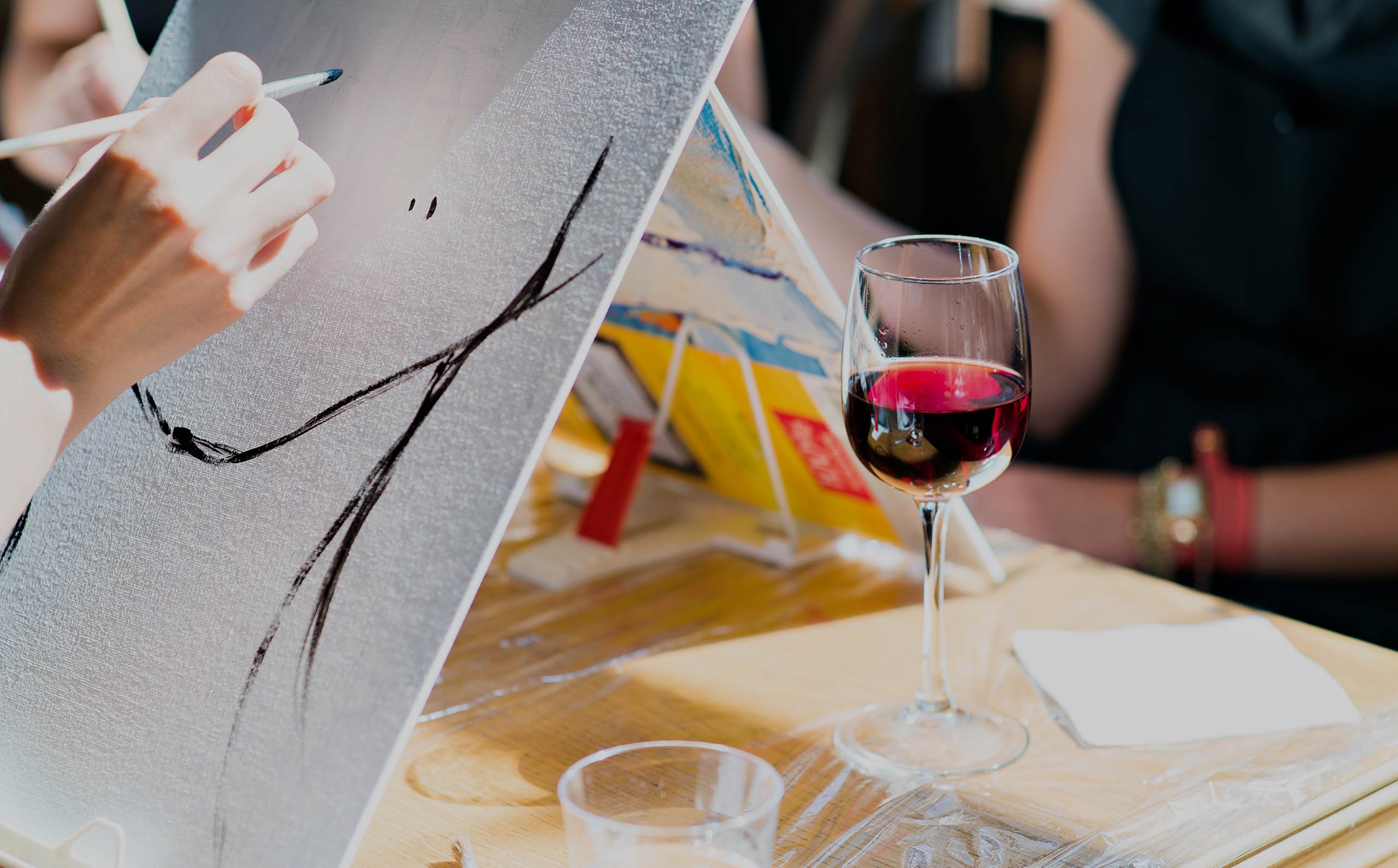 Paint your life and wine